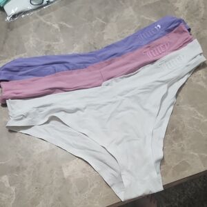 NWOT Juicy Couture Panties - Lavender, Rose, and Ivory